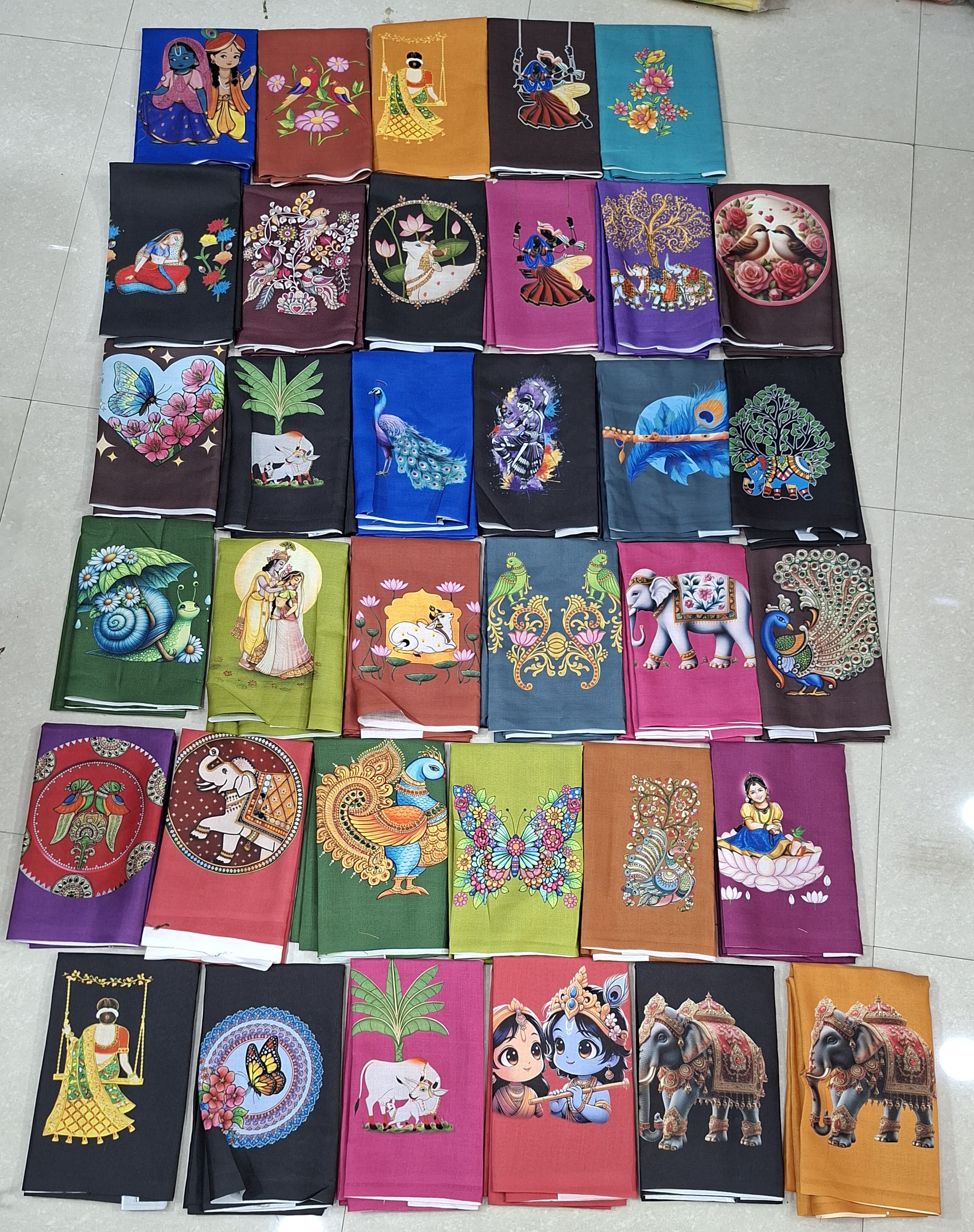 Tanjore blouse pieces 